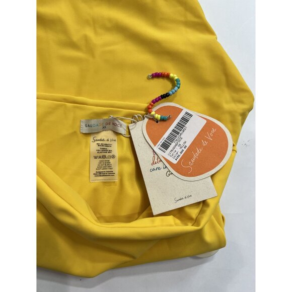 Saudade de Voce Citrus One Piece In Yellow - Picture 5 of 5